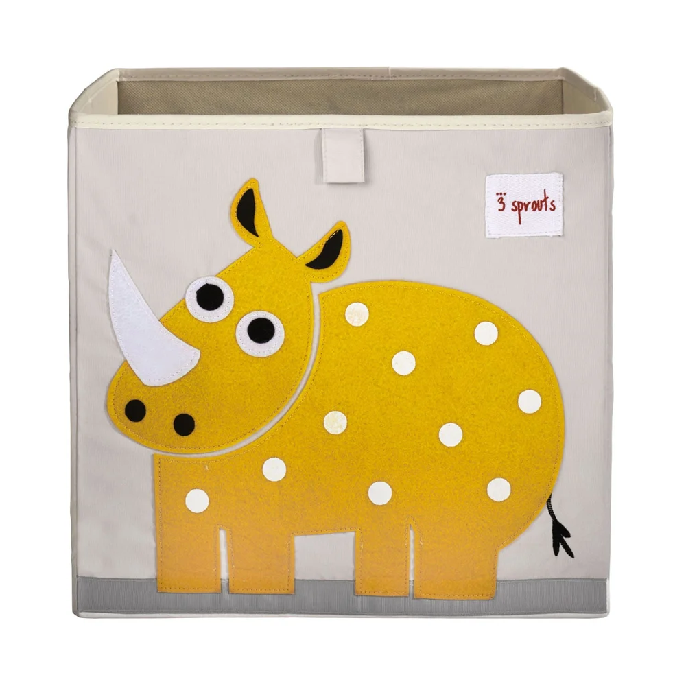 3 Sprouts Rhino Storage Box review: a 13-inch fabric cube for visible cleanup categories
