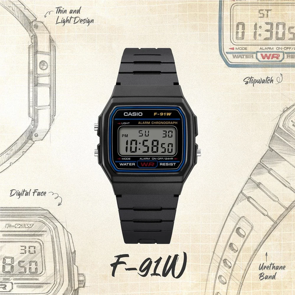 Casio F-91W Review: A Lightweight Watch That Keeps the Job Simple