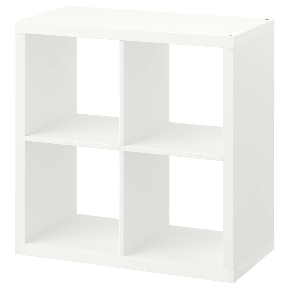 IKEA KALLAX 206.316.39 review: four compartments for a deliberate family storage plan