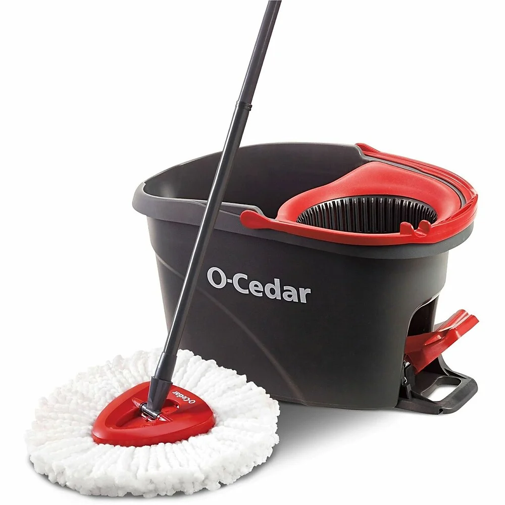 O-Cedar EasyWring Spin Mop and Bucket System review: controlled wringing without electronics