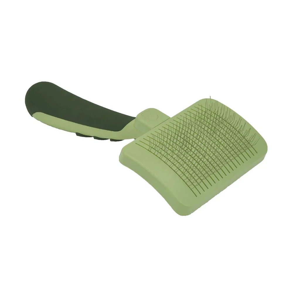 Safari by Coastal Cat Self-Cleaning Slicker Brush SCG03 review: an easier way to clear collected fur