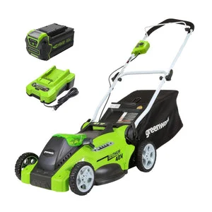 Greenworks 25322 40V 16-inch Mower Review: A narrow push mower for smaller lawns