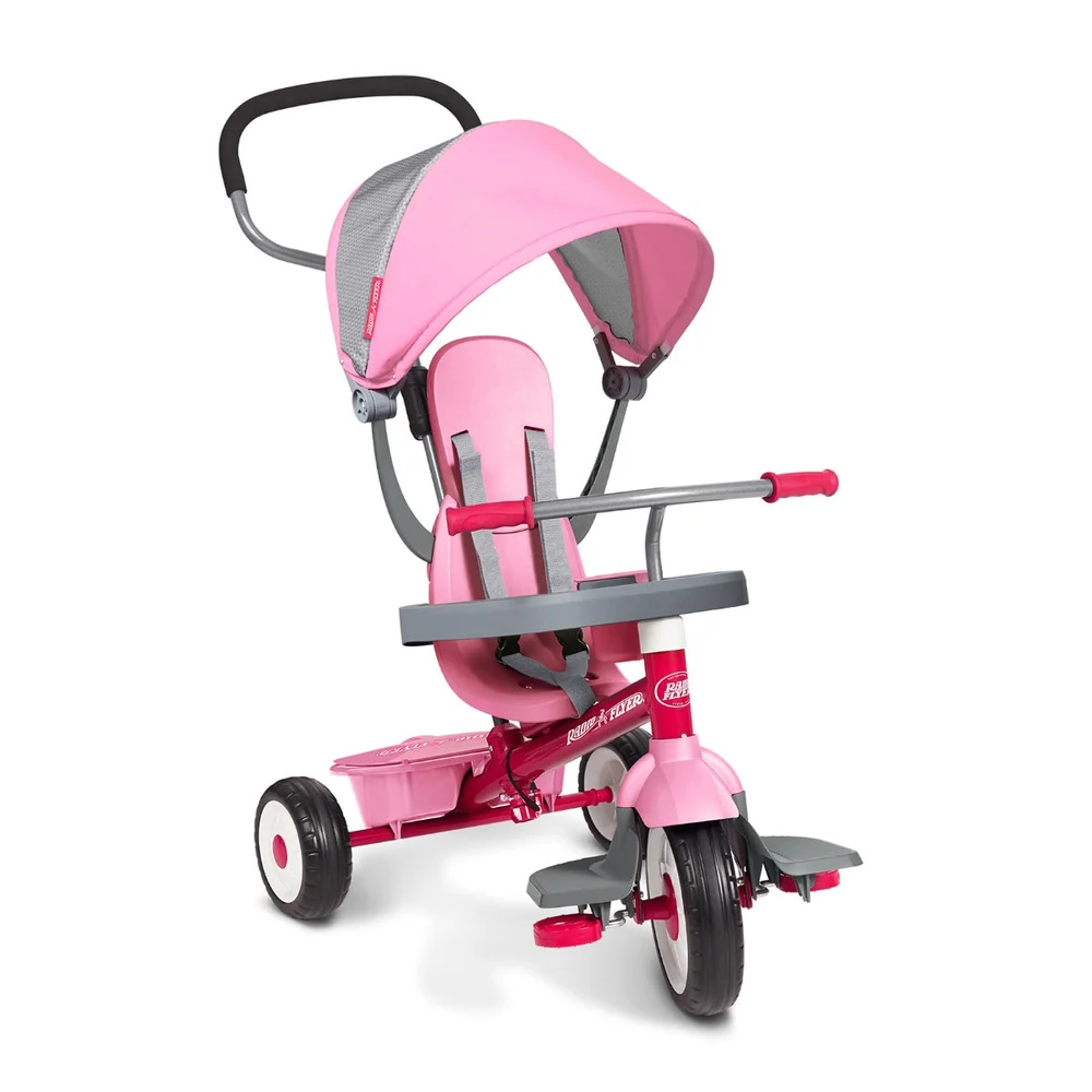 Radio Flyer 4-in-1 Stroll ’N Trike 481P Review: A push trike that can hand over control
